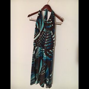 Halter disco dress